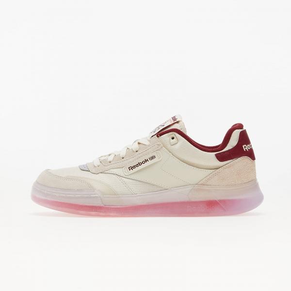 Reebok Club C Legacy Alabaster/ Clear Burgundy/ Cherry
