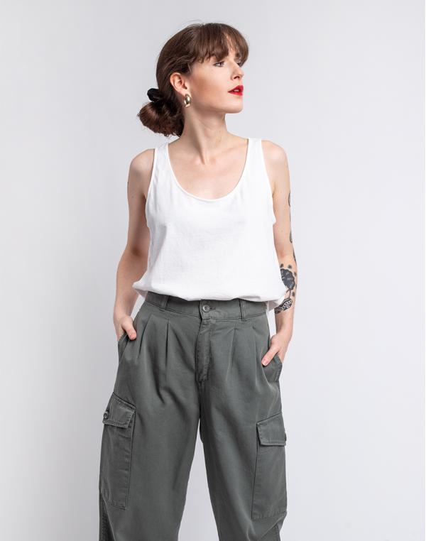 Patagonia W's Cotton in Conversion Tank White XS