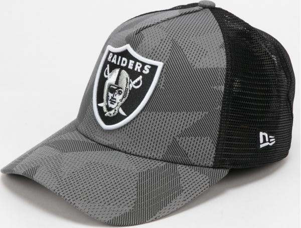 New Era 940 AF Trucker NFL Multi Raiders camo šedá / černá