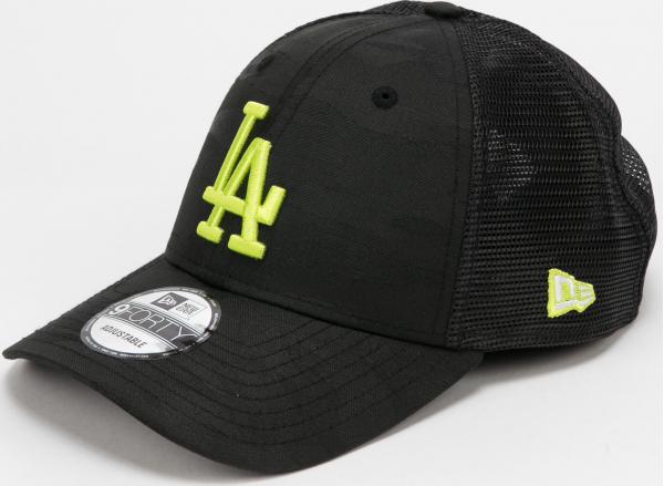 New Era 940 MLB Home Field LA camo černá / neon zelená