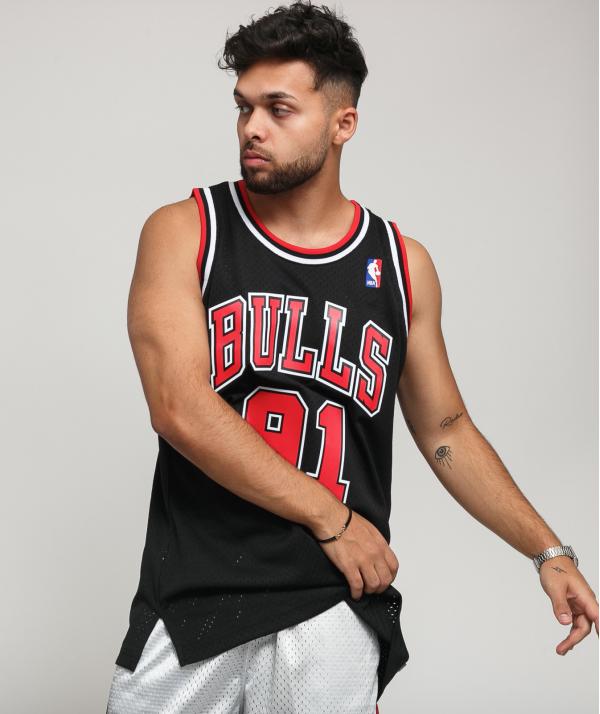 itchell & Ness NBA Swingman Jersey Chicago Bulls - Dennis Rodman #91 černý