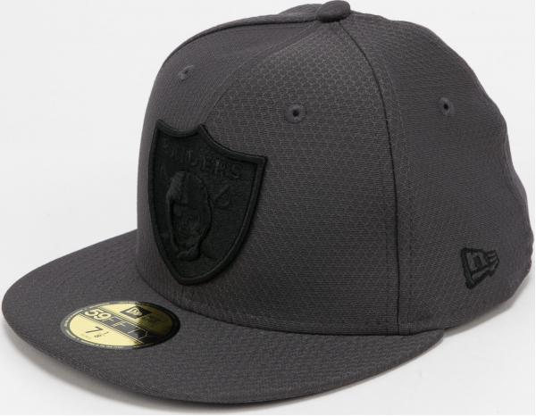 New Era 5950 NFL Hex Tech Raiders tmavě šedá