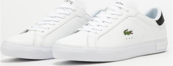 LACOSTE Powercourt Leather wht / blk