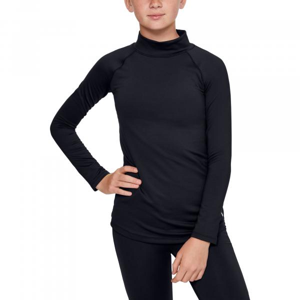 Under Armour Y Coldgear LS Mock Black