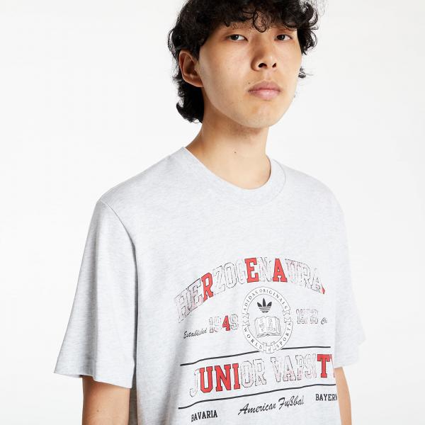 adidas College Tee Lgreyh