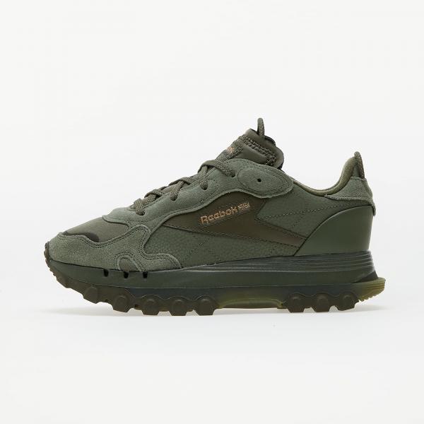 Reebok x Cardi B Classic Leather Hun Green/ Army Green/ Gold Brown