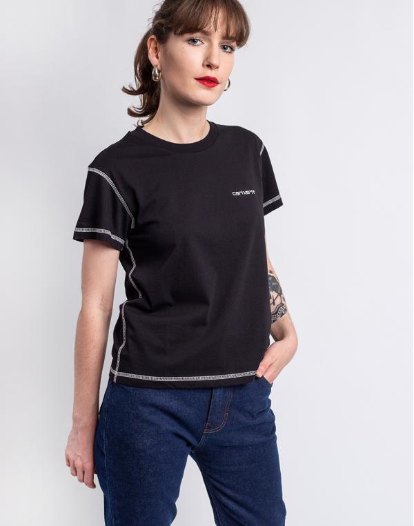 Carhartt WIP W' S/S Albany T-Shirt Black / Wax L