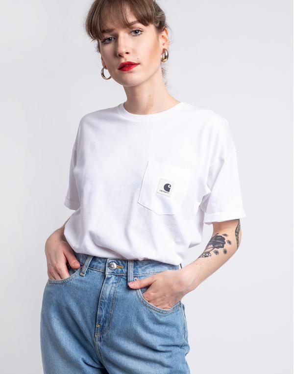Carhartt WIP W' S/S Pocket T-Shirt White L