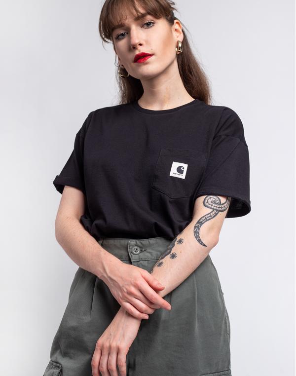 Carhartt WIP W' S/S Pocket T-Shirt Black L