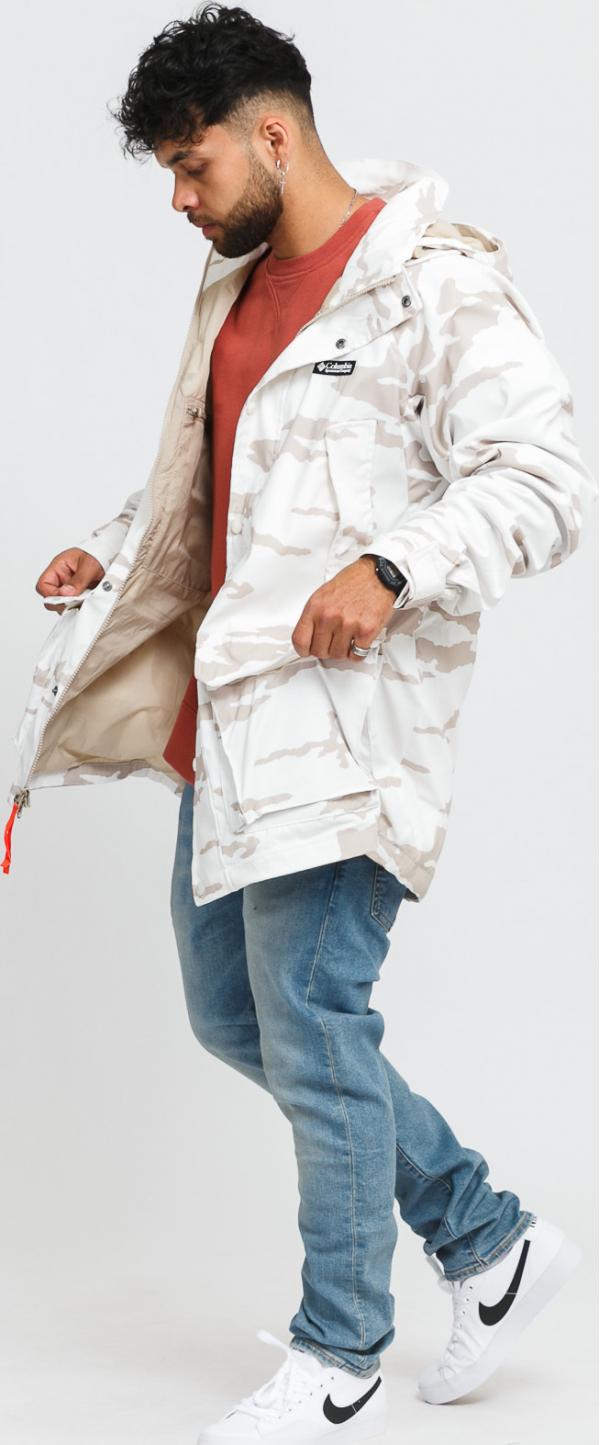 Columbia Decoy Jacket bílá / béžová