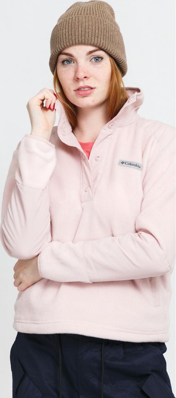 Columbia Crop Pullover světle růžová