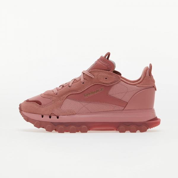Reebok x Cardi B Classic Leather Sand Rose/ Black Clay/ Gold Brown