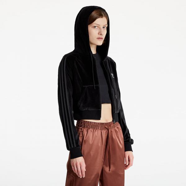 adidas Crop Fz Hoodie Black