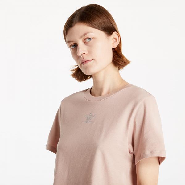 adidas 2000 Luxe Cropped Tee Ash Pearl