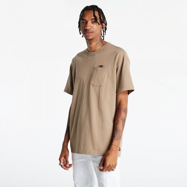 Nike Sportswear Premium Essentials Men's Pocket T-Shirt Sandalwood/ Black