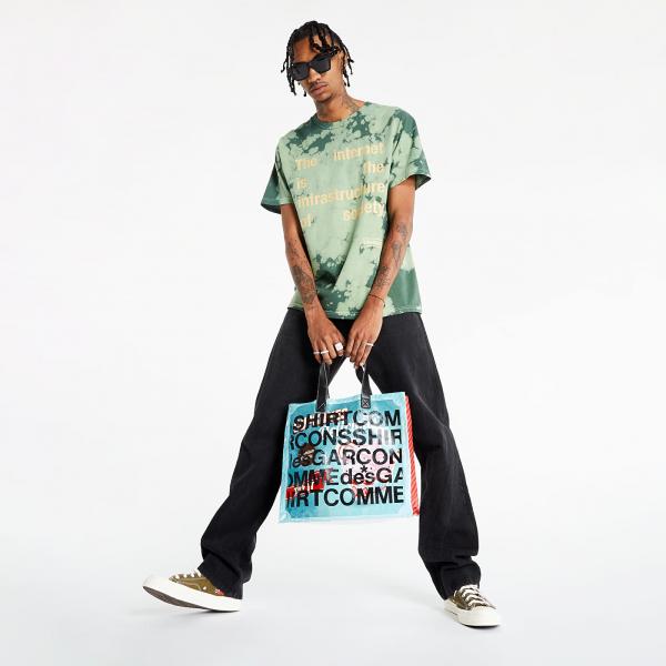 PLEASURES Internet Dyed Shirt Green