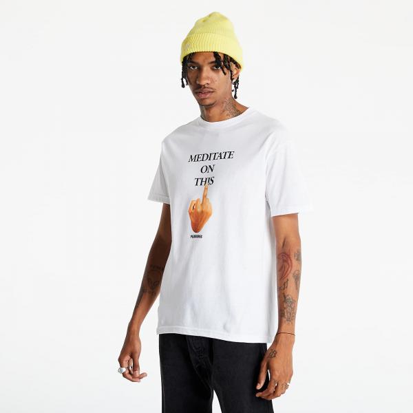 PLEASURES Message T-Shirt White