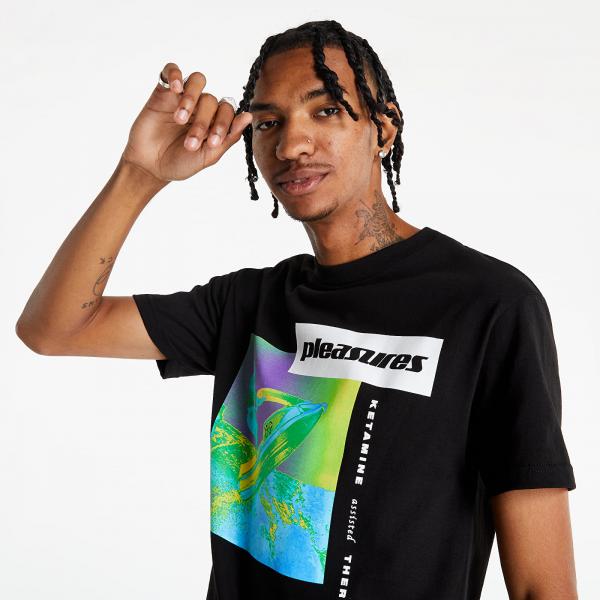 PLEASURES K Hole T-Shirt Black