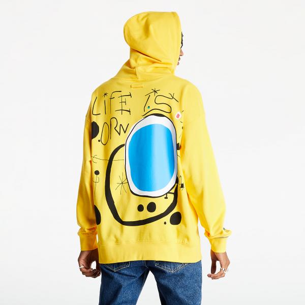 LIFE IS PORNO Modern Hoodie Miro Yellow