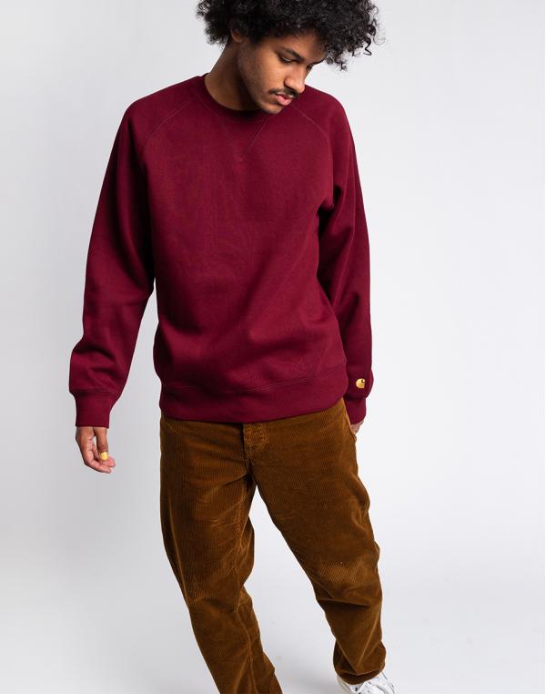 Carhartt WIP Chase Sweat Jam / Gold L