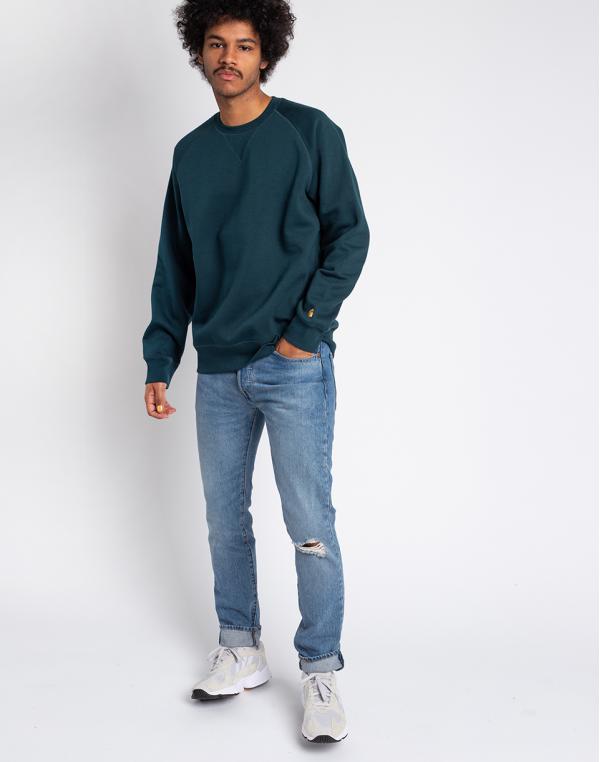 Carhartt WIP Chase Sweat Frasier / Gold L