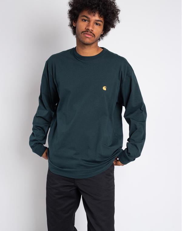 Carhartt WIP L/S Chase T-Shirt Frasier / Gold L