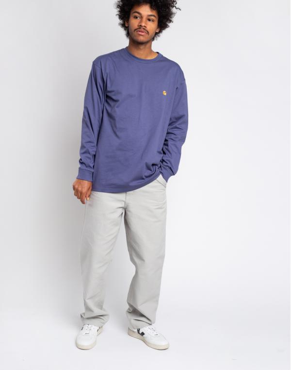 Carhartt WIP L/S Chase T-Shirt Cold Viola / Gold L
