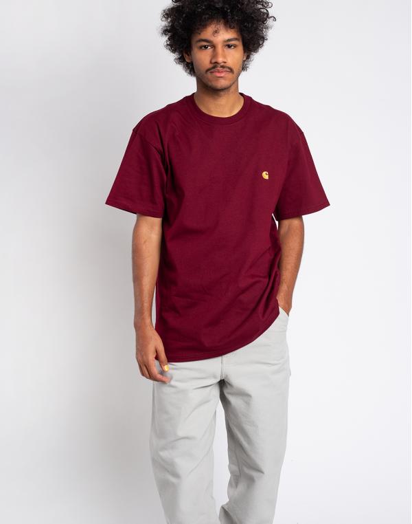 Carhartt WIP S/S Chase T-Shirt Jam / Gold L