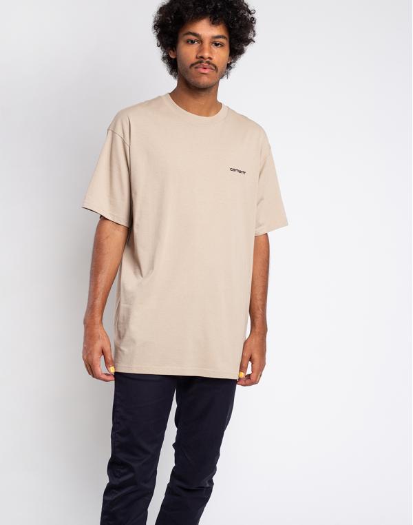 Carhartt WIP S/S Script Embroidery T-Shirt Wall / Black L