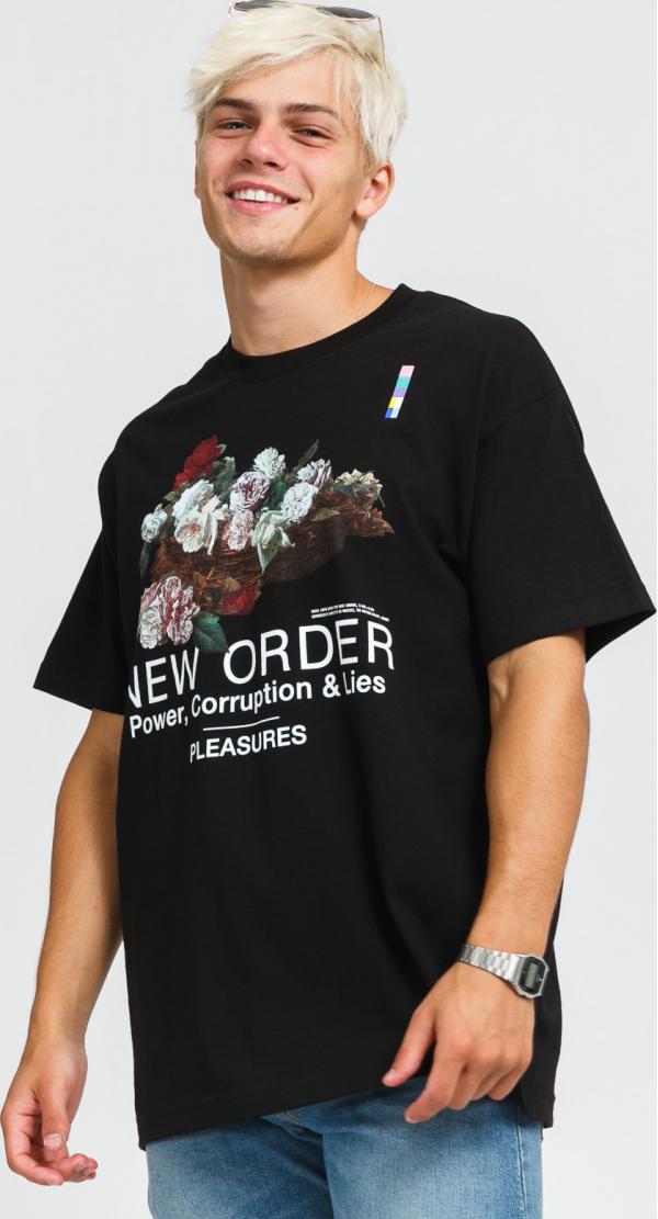 PLEASURES Power Tee černé