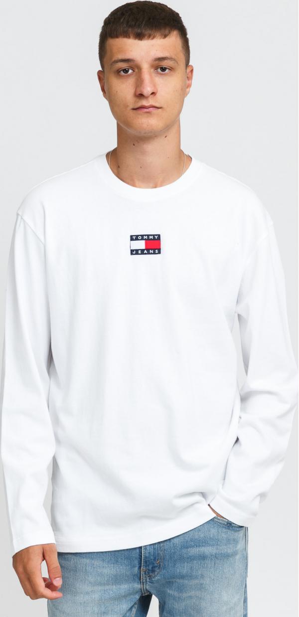 TOMMY JEANS  S Tommy Badge bílé