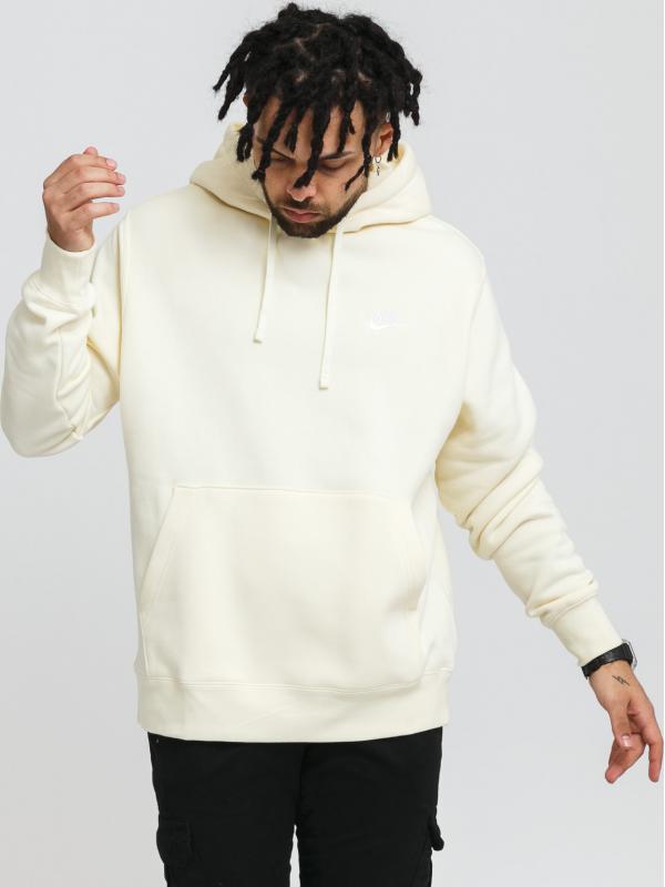 Nike M NSW Club Hoodie PO BB světle žlutá