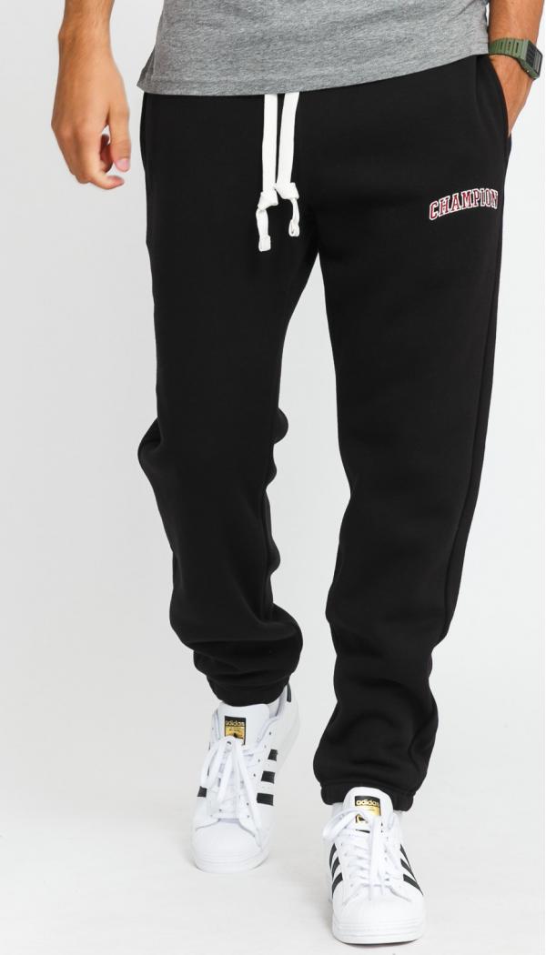 Champion Elastic Cuff Pants černé