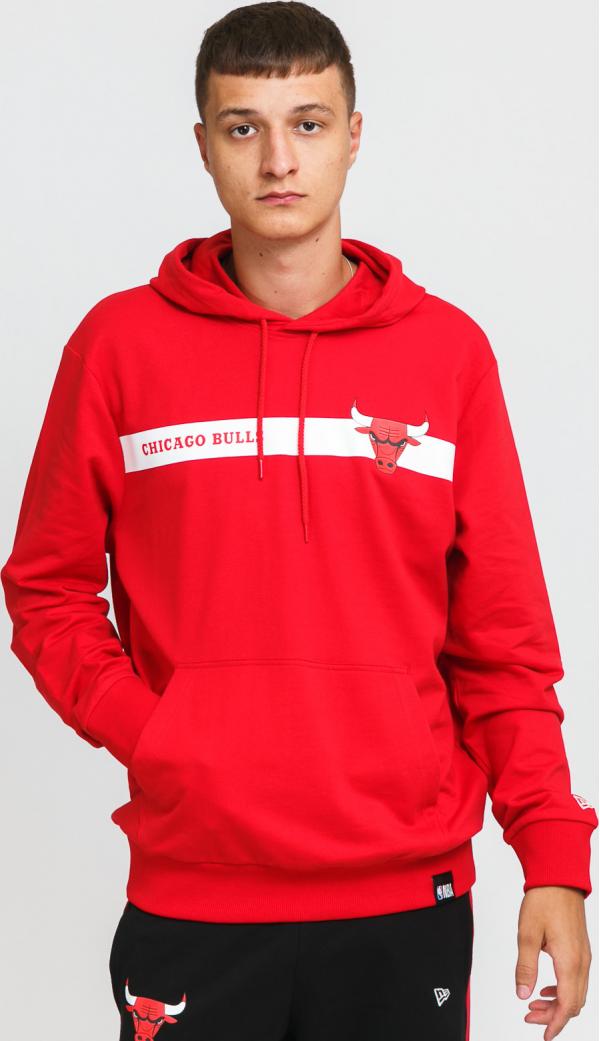 New Era NBA Team ogo PO Hoody Bulls červená