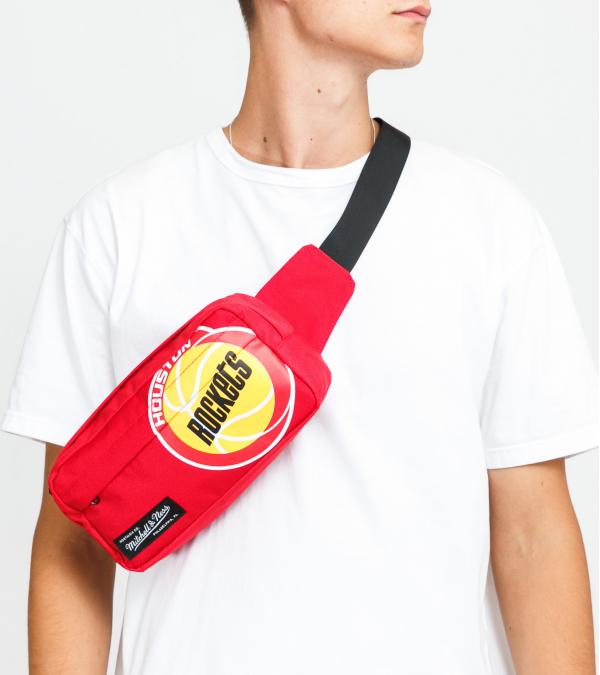 Mitchell & Ness NBA Fanny Pack Rockets červená