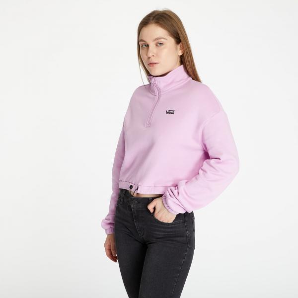Vans Left Chest Half Zip Fleece Orchid