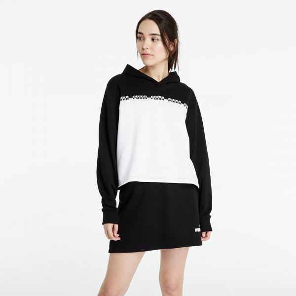 Puma Amplified Cropped Hoodie Puma Black