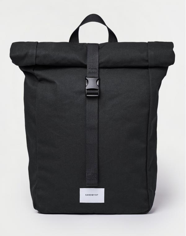 Sandqvist Kaj Black with Black webbing