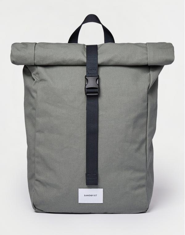 Sandqvist Kaj Dusty green with Navy webbing