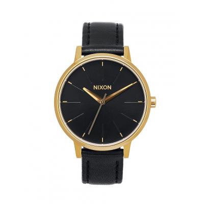 Hodinky Nixon Kensington Leather gold black