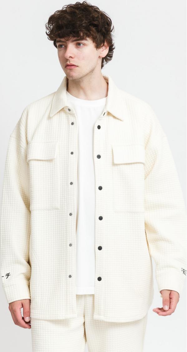 PREACH Oversized Shirt Jacket krémová