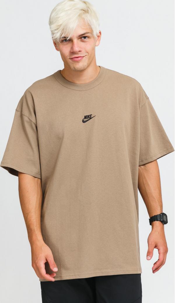 Nike M NSW Tee Premium Essential světle hnědé