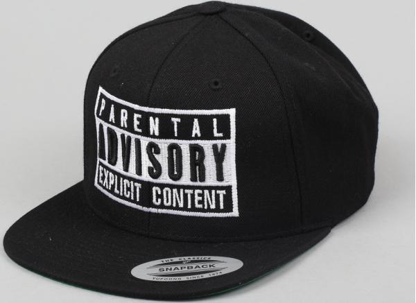 Urban Classics Parental Advisory Cap černá / zelená