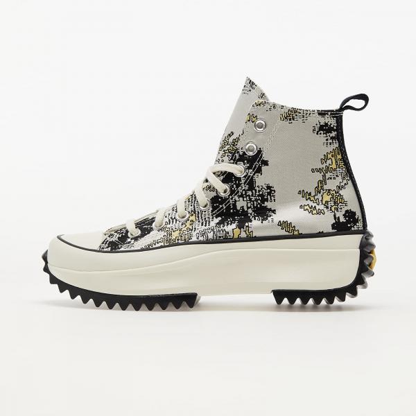Converse Run Star Hike Floral Fusion Platform Saturn Gold/ Black/ Egret