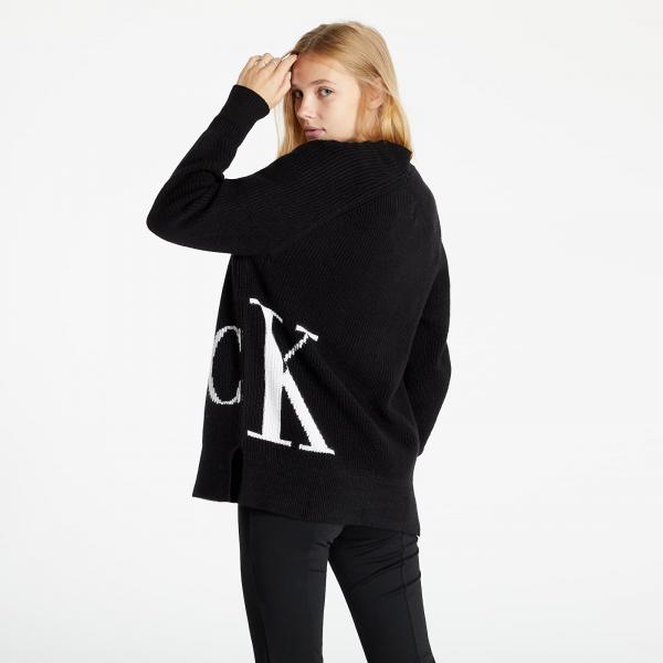 Calvin Klein Jeans Ck Cardigan Ck Black