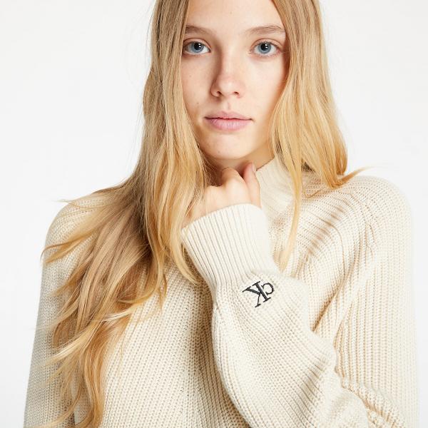 Calvin Klein Jeans Chevron Premium Cotton Sweater Muslin