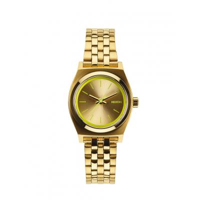 Hodinky Nixon SMALL TIME TELLER GOLDNEONYELLOW