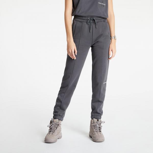 Calvin Klein Jeans Off Placed Monogram Jog Pants Gray Pinstripe