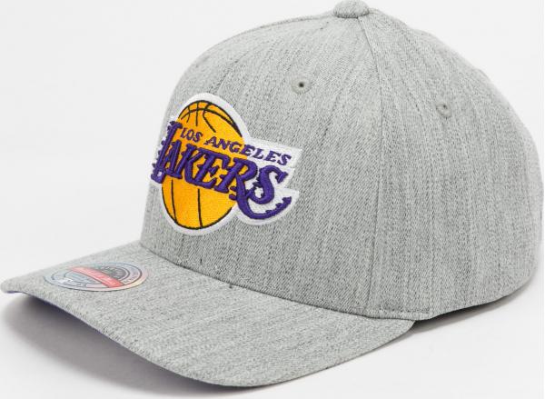 Mitchell & Ness NBA Team Heather Stretch Snapback LA Lakers melange šedá / fialová