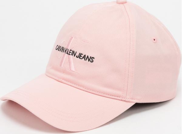 CALVIN KLEIN JEANS Monogram Cap růžová